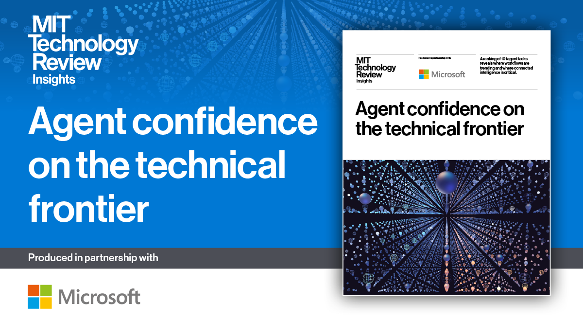 Weekly AI News: June 23–29, 2026 MIT Technology Review Insights social card for the Agent Confidence report