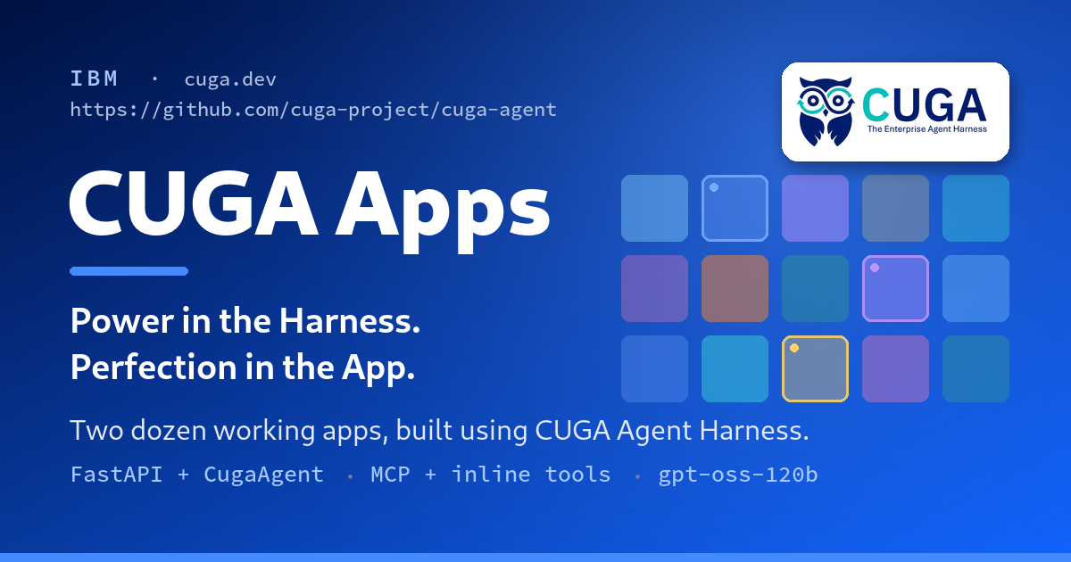 Weekly AI News: June 23–29, 2026 Screenshot from IBM Research CUGA apps on Hugging Face