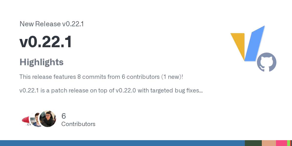 Weekly AI News: Qwen3.7-Max, Recursive Self-Improvement, and Societal Hacking GitHub release card for vLLM v0.22.1